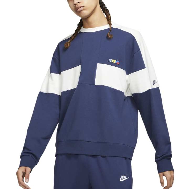 Nike Nike Sportswear Reissue Sweatshirt Men's Midnight Marine/Sails/Midnight Marine