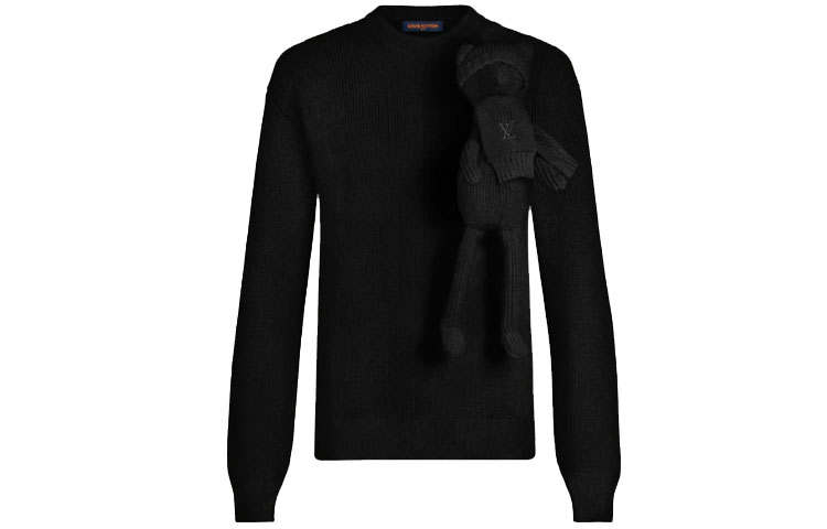 LOUIS VUITTON LOUIS VUITTON 2010s Teddy Bear appliqué Jumper