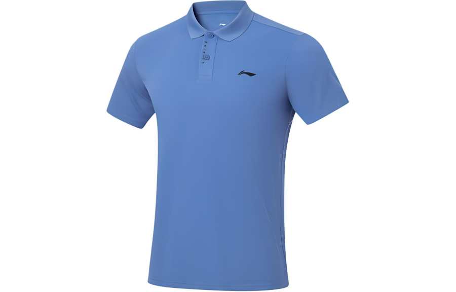 Li-Ning Li Ning Fitness Series Polo Shirt Men's Paris Blue
