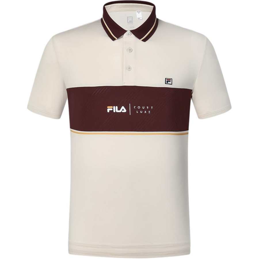 FILA Polo Shirt Men's Lactose Color
