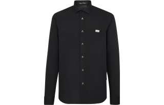 PHILIPP PLEIN 【Previous Season】chest logo-plaque detail shirt