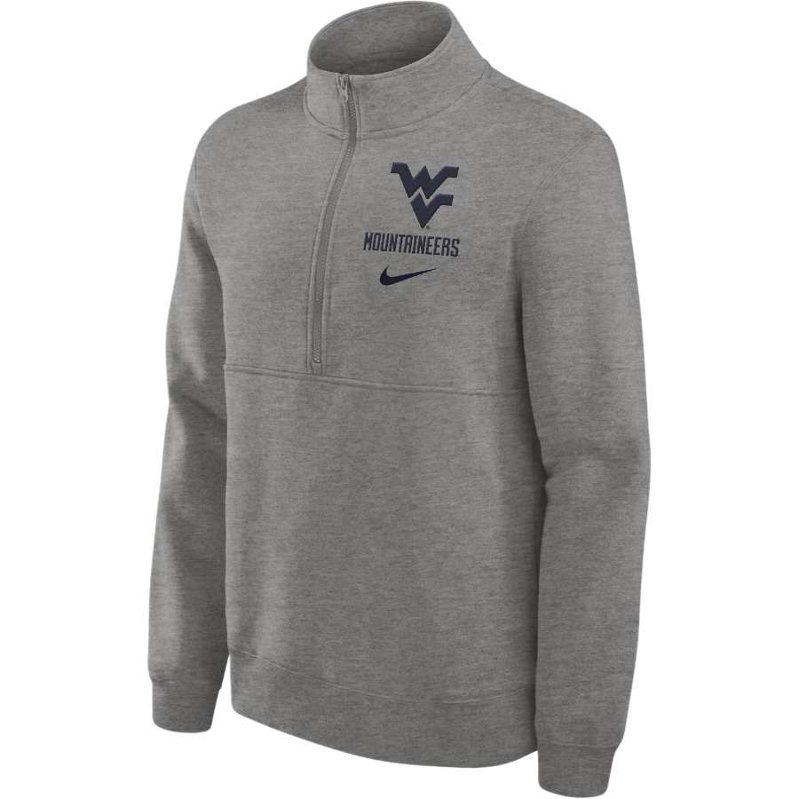 Nike Nike West Virginia Mountaineers Primetime Club Men's Nike College 1/2 Zip Crew