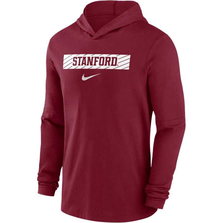 Nike Nike Stanford Cardinal Sideline Men's Nike Dri FIT College Long Sleeve Hooded Top