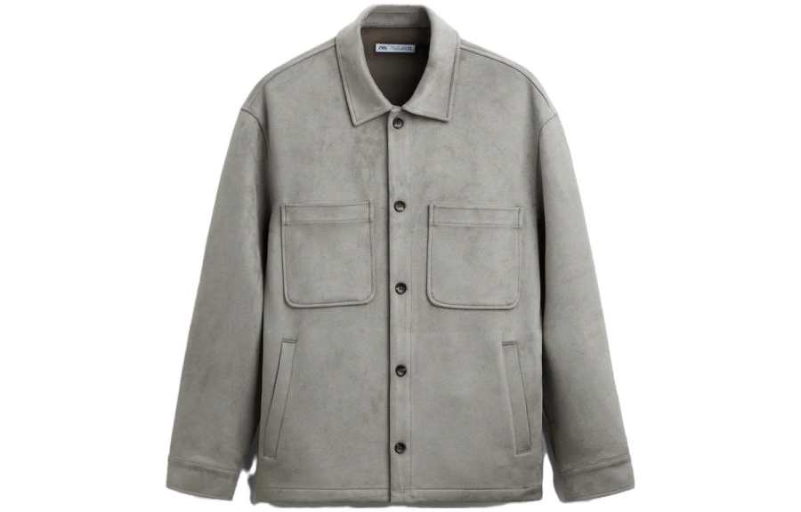 ZARA Shirts Men's Gray Moderate Shirt