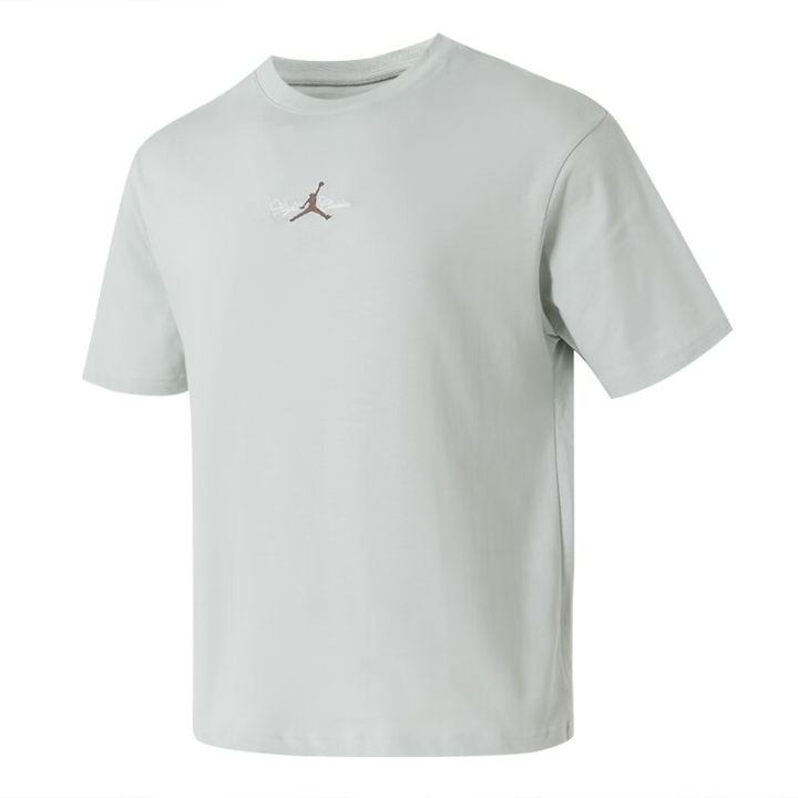 Jordan Jordan T Shirts Men's Gray Crew Neck Moderate