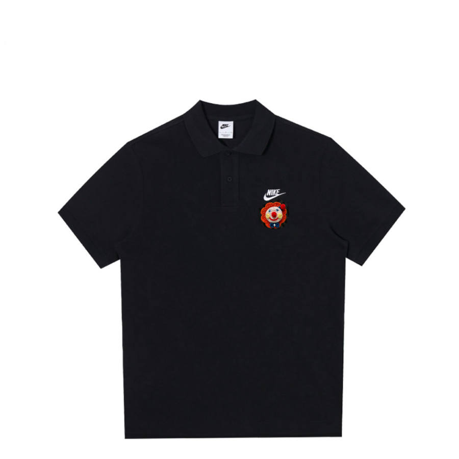 Nike Nike Polo Shirts Unisex Black Polo Collar Moderate Straight Fit