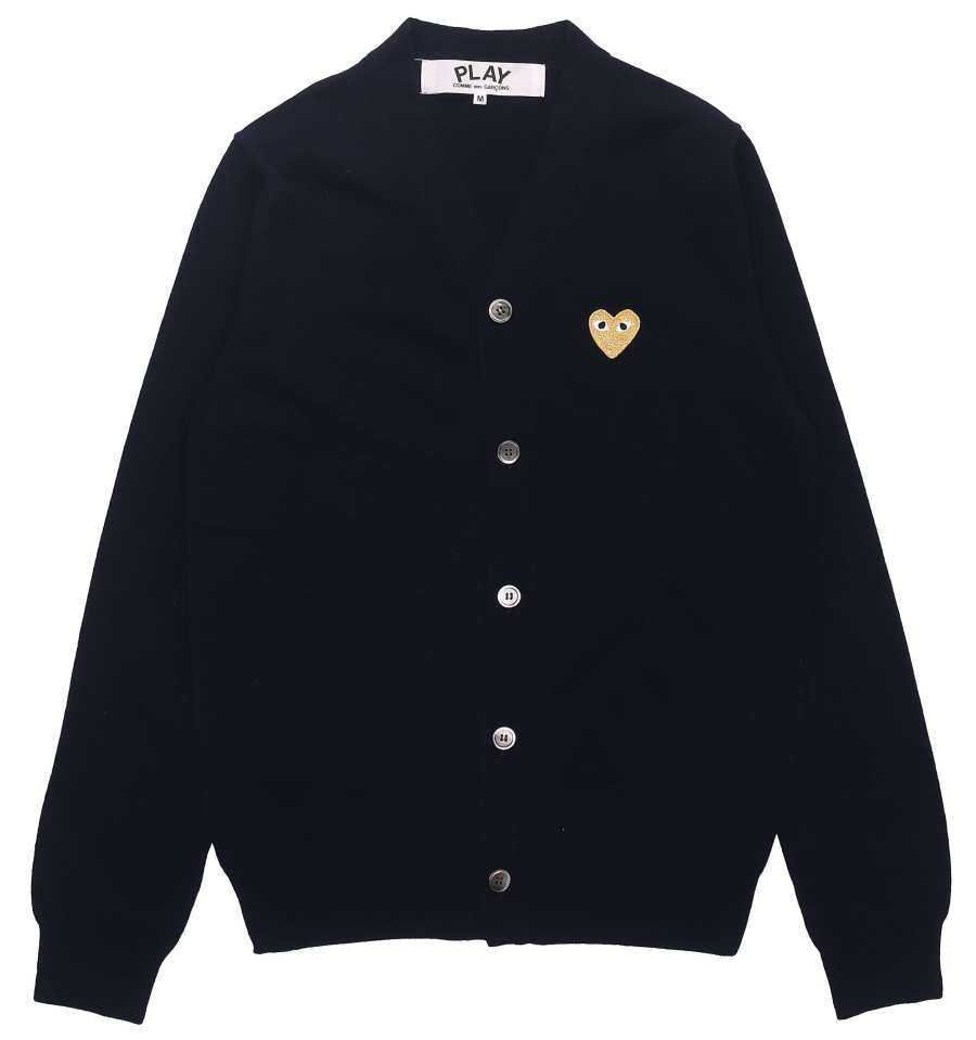 CDG Play CDG Play Sweaters Men's Blue V Neck Moderate