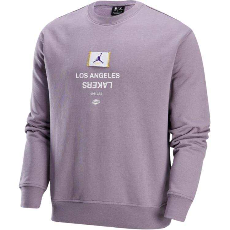 Jordan Jordan x NBA Courtside Los Angeles Lakers Sweatshirt Men's Smoky Purple