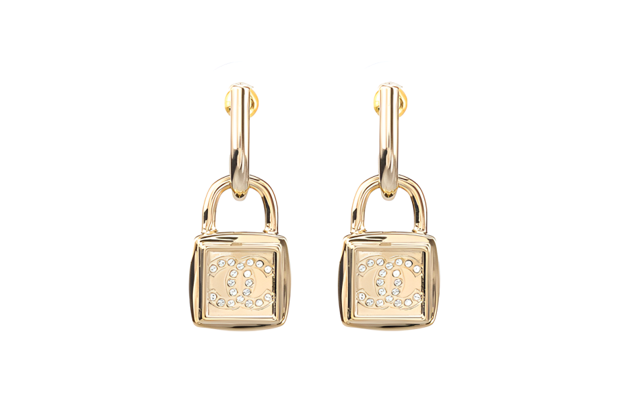 CHANEL CHANEL Earrings Women's Gold