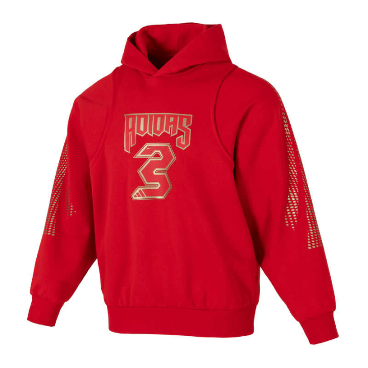 Adidas Adidas Sweatshirts Men's Red Hooded Moderate Other