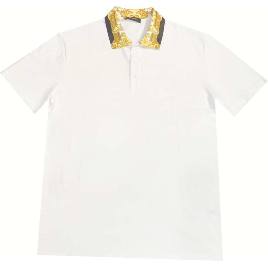 VERSACE VERSACE SS24 Polo Shirt Men's White