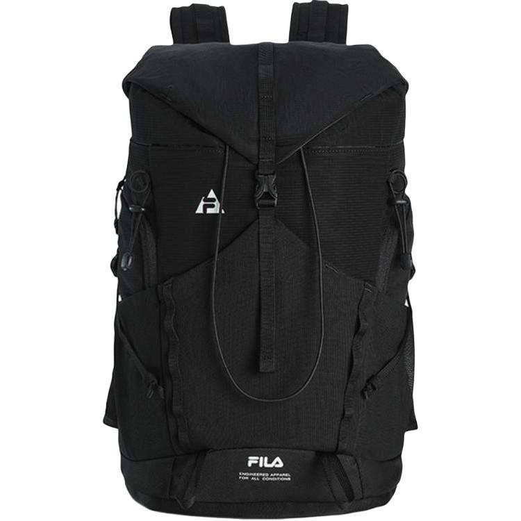 FILA 23L Mountaineering Bag Outdoor Bag Fabric Black Unisex