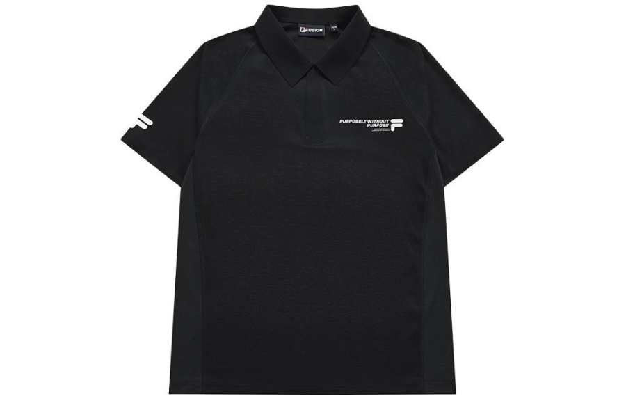 FILA FUSION URBAN TECH Polo Shirt Men's Pitch Black