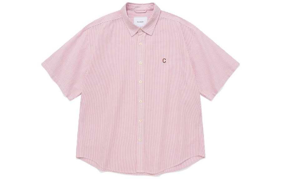 COVERNAT Shirts Unisex Red Pointed Collar Moderate Other