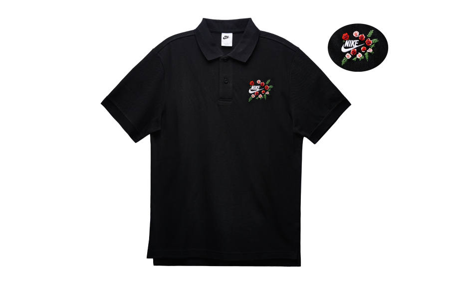 Nike Nike Polo Shirts Men's Black Polo Collar Moderate Straight Fit