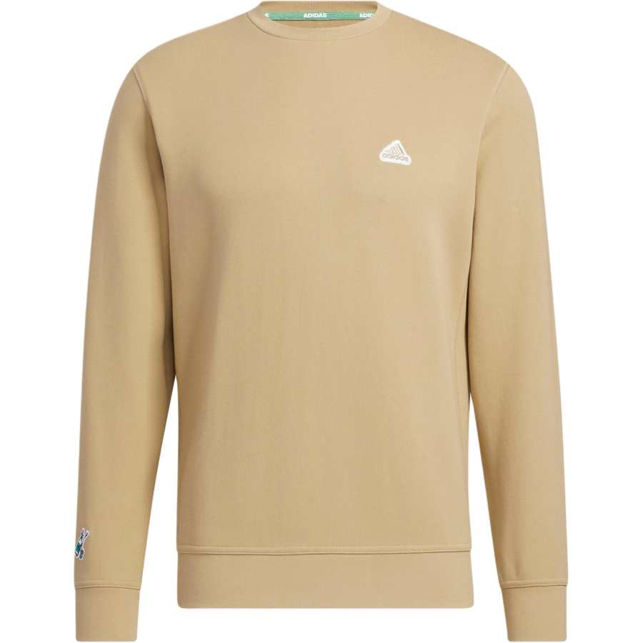Adidas Adidas Sweatshirts Men's Khaki Crew Neck Moderate