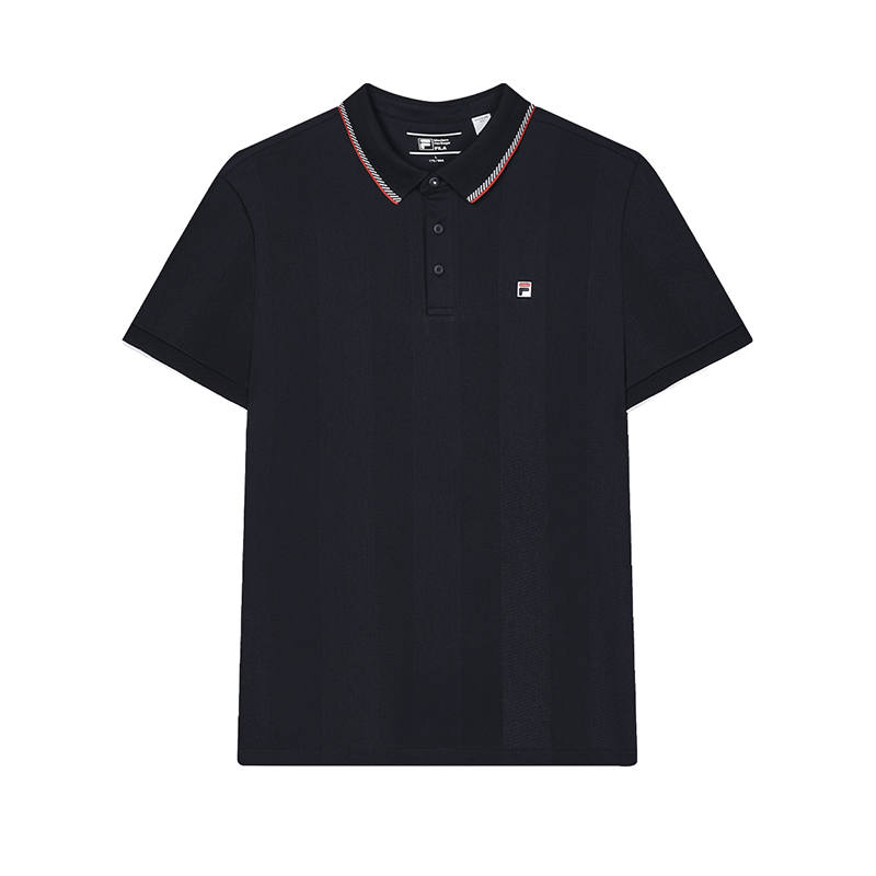 FILA Polo Shirts Men's Legend Blue Polo Collar Thin Straight Fit