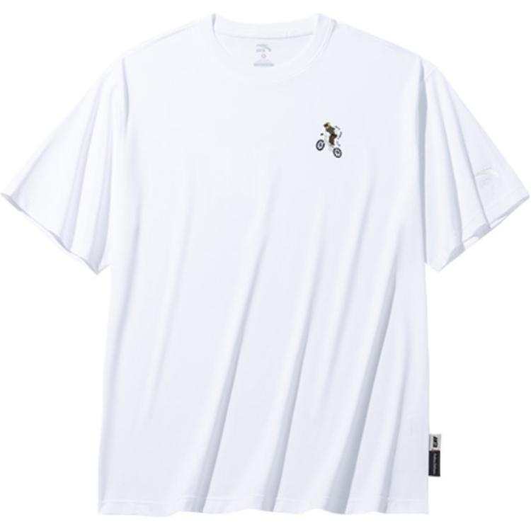Anta x Antonie Corbineau T Shirt Unisex Snowflake White