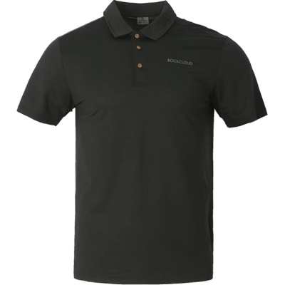 Rock Cloud Polo Shirt Men's Obsidian Black