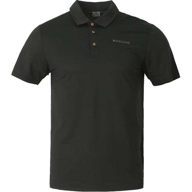 Rock Cloud Rock Cloud Polo Shirt Men's Obsidian Black