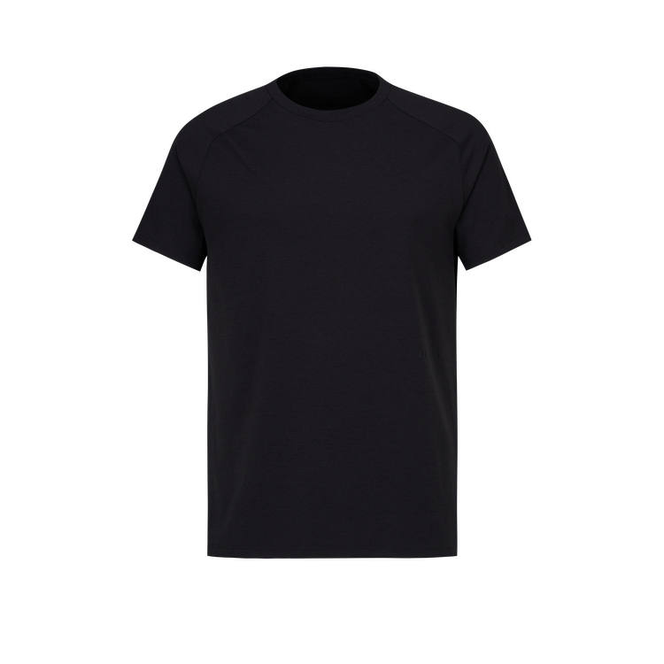 DESCENTE Dualis T Shirts Men's Crew Neck Moderate Straight Fit