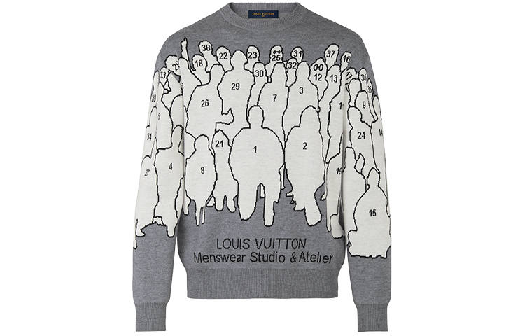 LOUIS VUITTON Knitwear Men's Gray