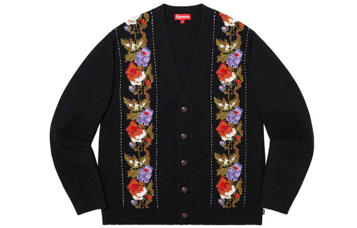 Supreme Supreme Floral Stripe Cardigan