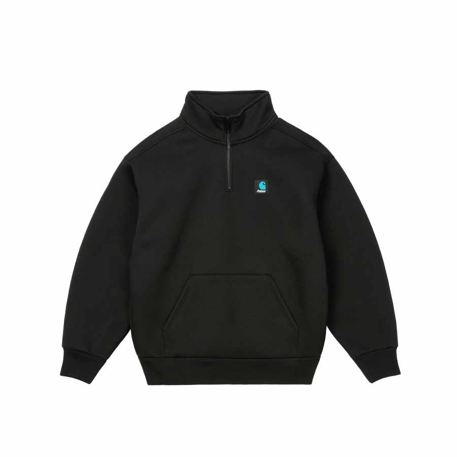 PALACE X Carhartt WIP Collaboration Sweatshirt Unisex Black