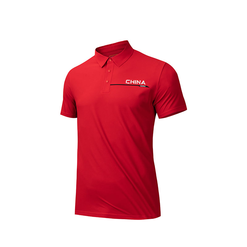 Anta Variety Training Collection Polo Shirt Men's Classic Red