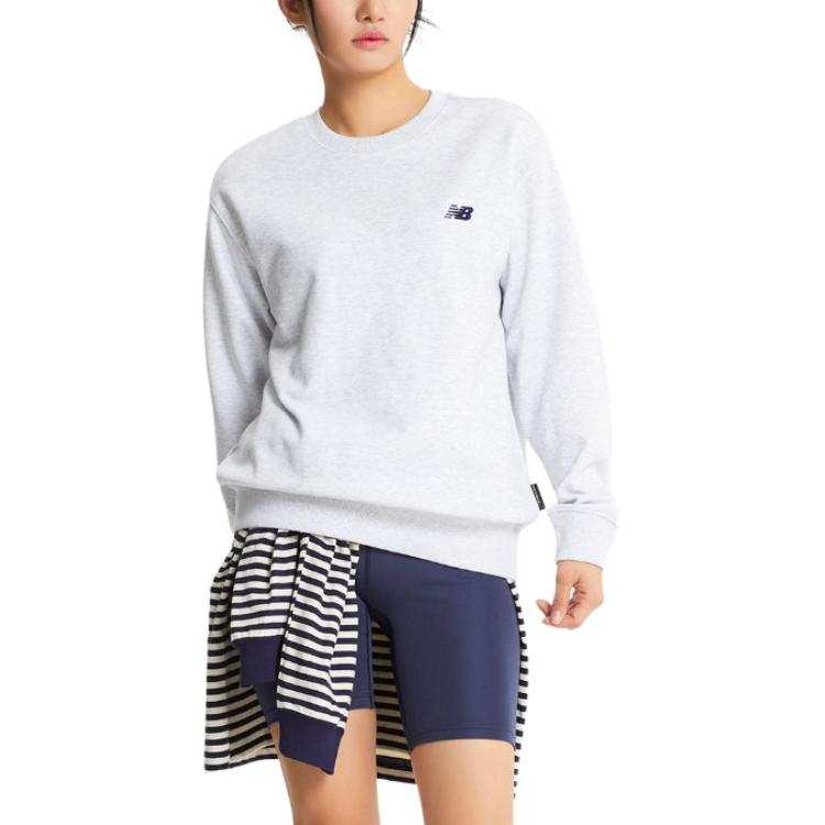 New Balance New Balance Sweatshirt Unisex Light Gray