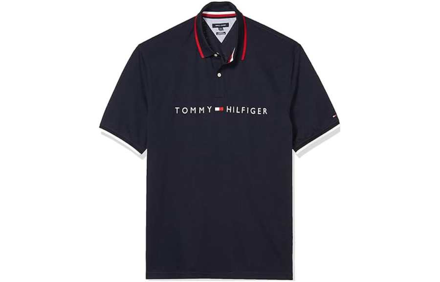 Tommy Hilfiger Polo Shirt Men's Navy Blue
