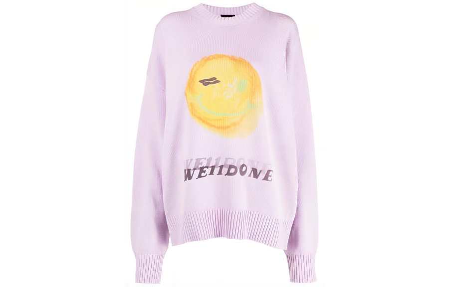 WE11DONE WE11DONE Sweaters Unisex Pink Crew Neck Moderate Other