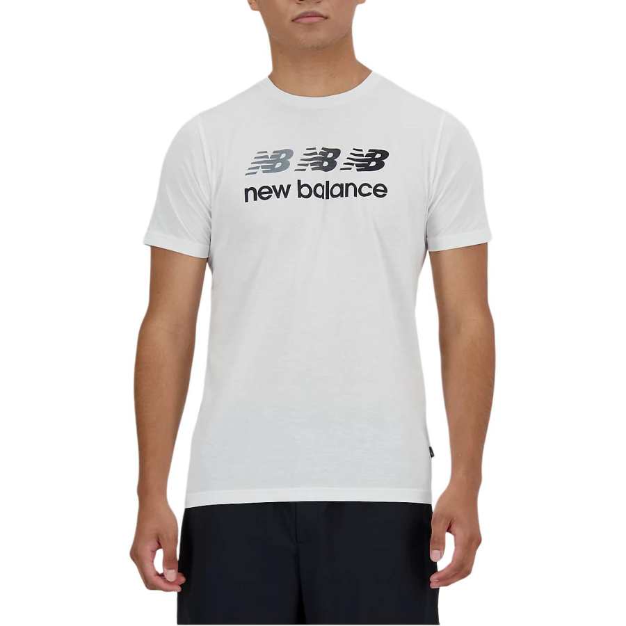 New Balance New Balance Essentials Heathertech T Shirt Men's White