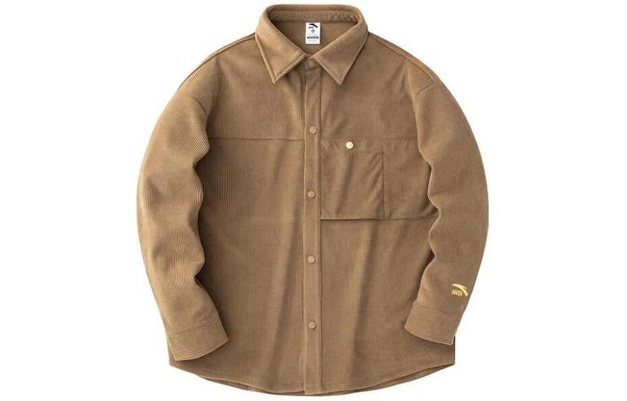 Anta Life Collection Shirt Men's Hazelnut Brown