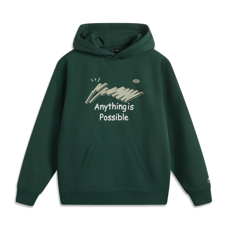 Li-Ning Li Ning Sports Life Collection Sweatshirt Unisex Dark Green