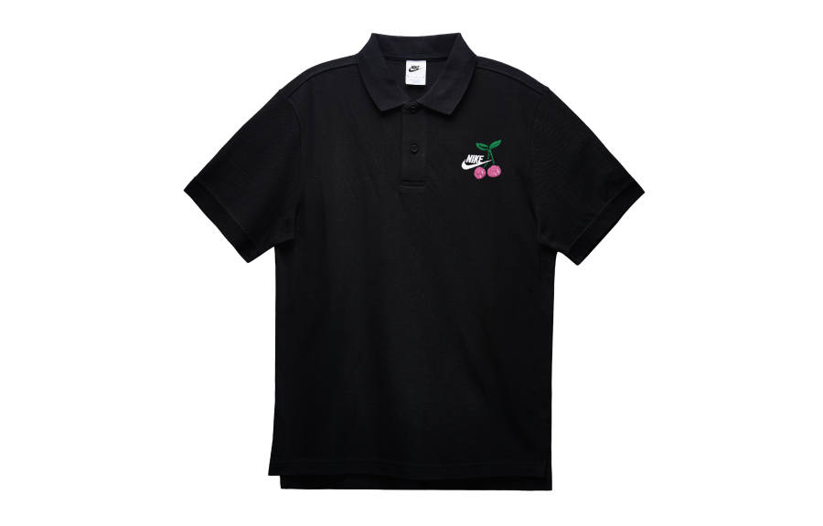 Nike Nike Polo Shirts Men's Black Polo Collar Moderate Straight Fit