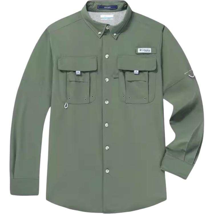 Columbia PFG Shirt Unisex Army Green