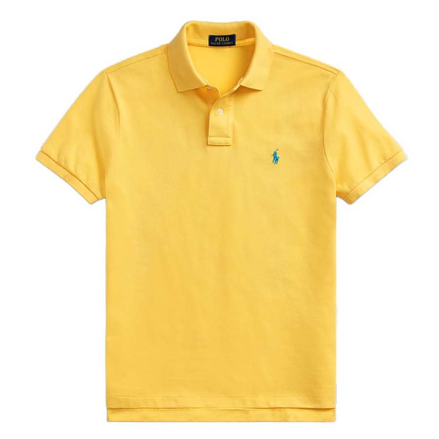 Polo Ralph Lauren Polo Shirt Custom Slim Fit Men's Yellow