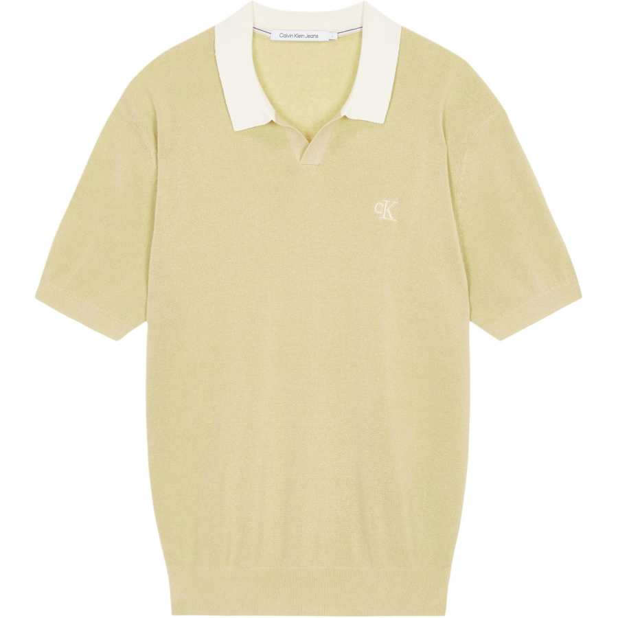 CALVIN KLEIN Polo Shirt Men's Green