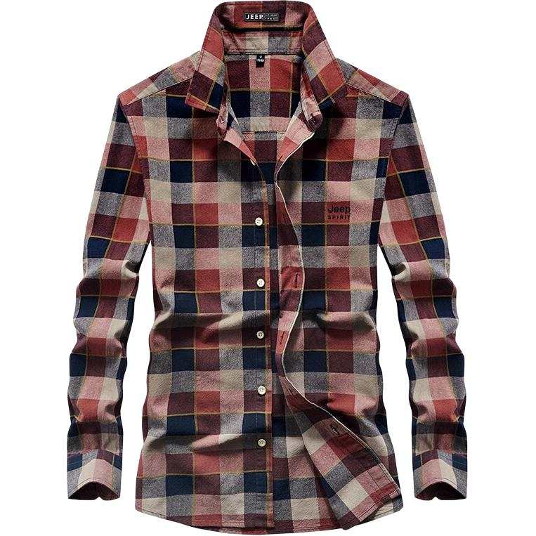 JEEP SPIRIT Shirts Men's Lapel Moderate Other