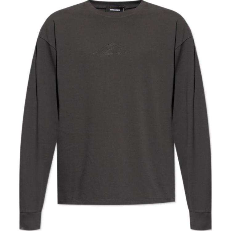 DSQUARED 2 Dsquared2 Logo Printed Long Sleeved T Shirt