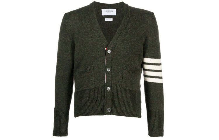 THOM BROWNE Thom Browne 4-Bar knitted cardigan