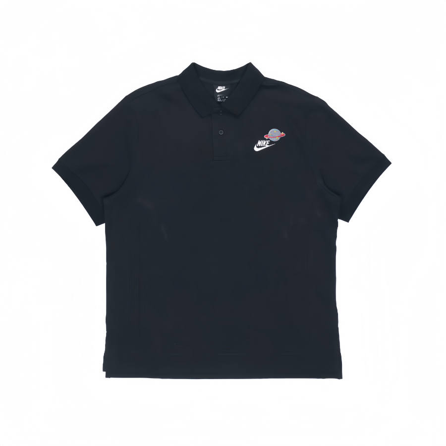 Nike Nike Polo Shirts Unisex Black Polo Collar Moderate Straight Fit