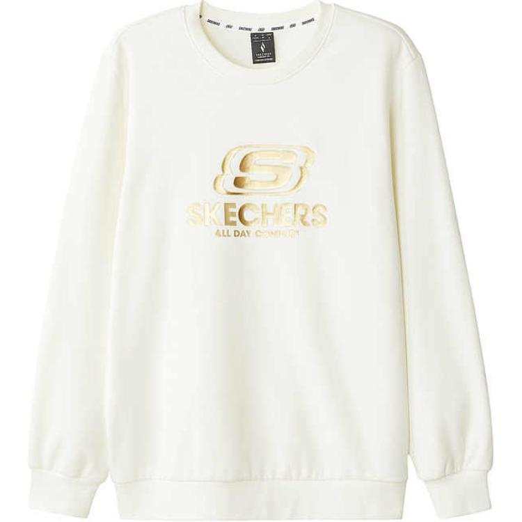 Skechers Sweatshirt Unisex Marshmallow White