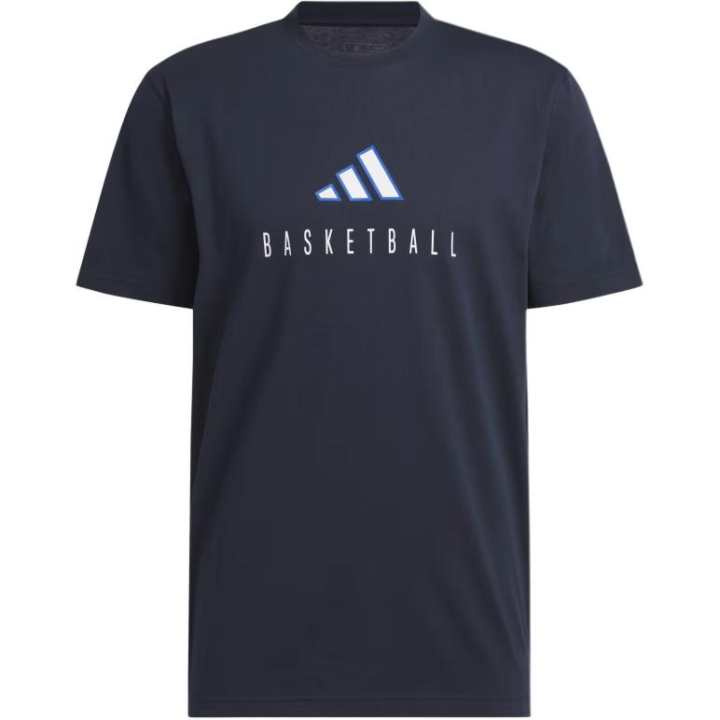 Adidas Adidas Worldwide Hoops Logo Performance Graphic Tee
