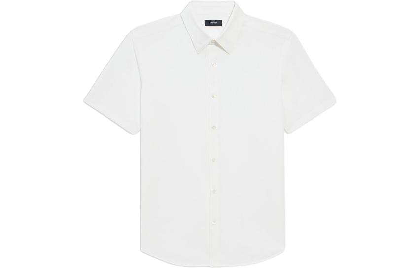 THEORY THEORY Shirts Men's White Pointed Collar Moderate Other