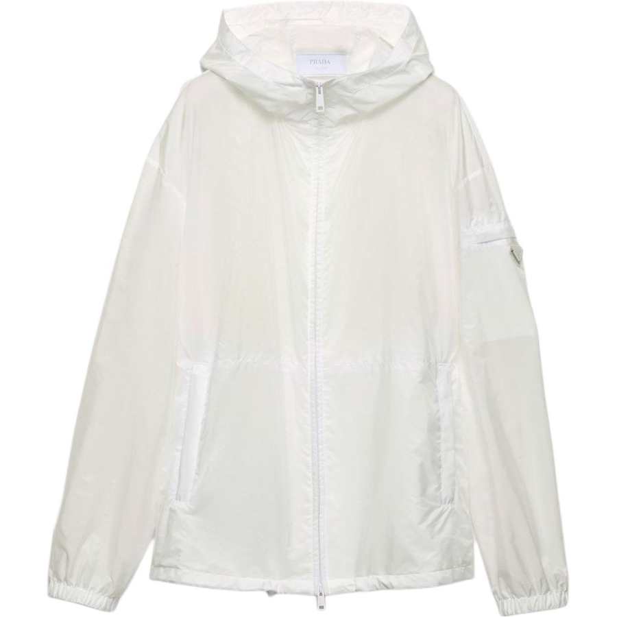 PRADA PRADA Zip Up Hooded Jacket
