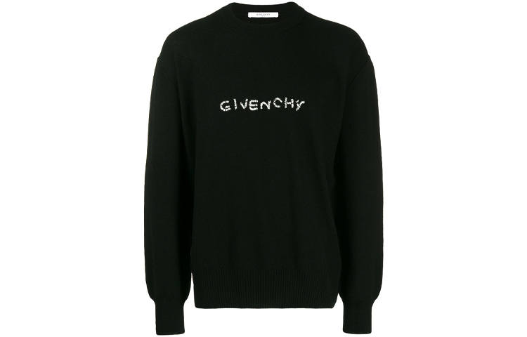 Givenchy Givenchy Sweaters Men's Black Crew Neck Moderate Other