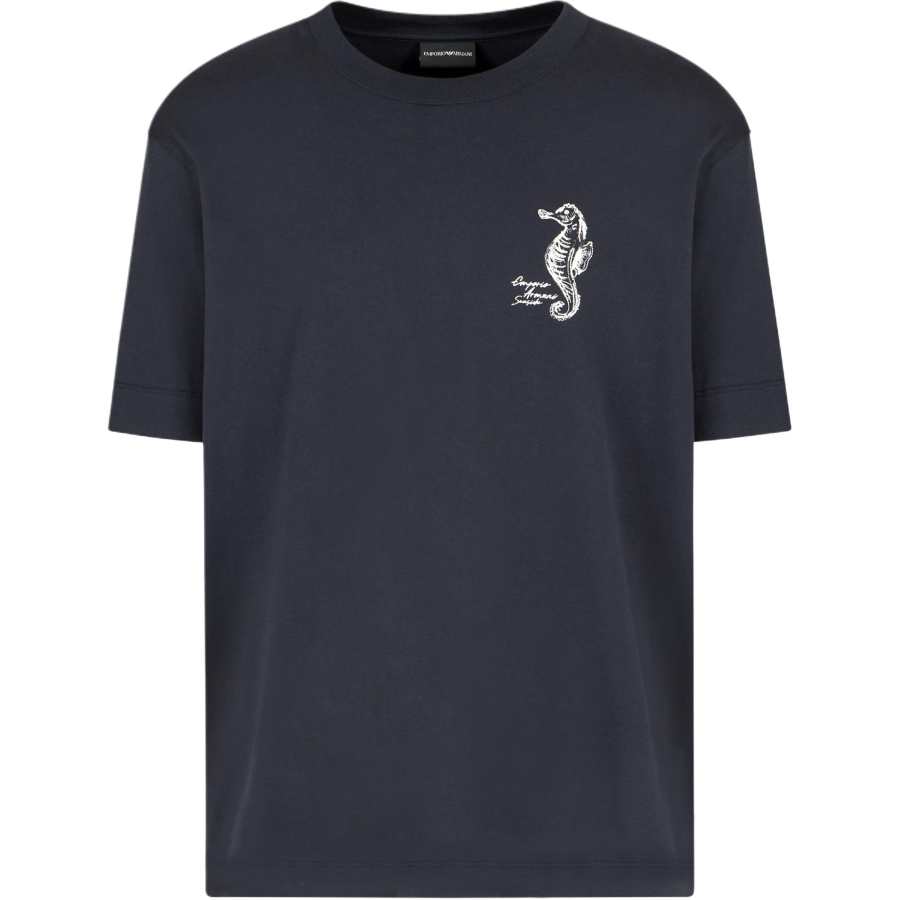 EMPORIO ARMANI SS25 T Shirt Men's Marine Blue
