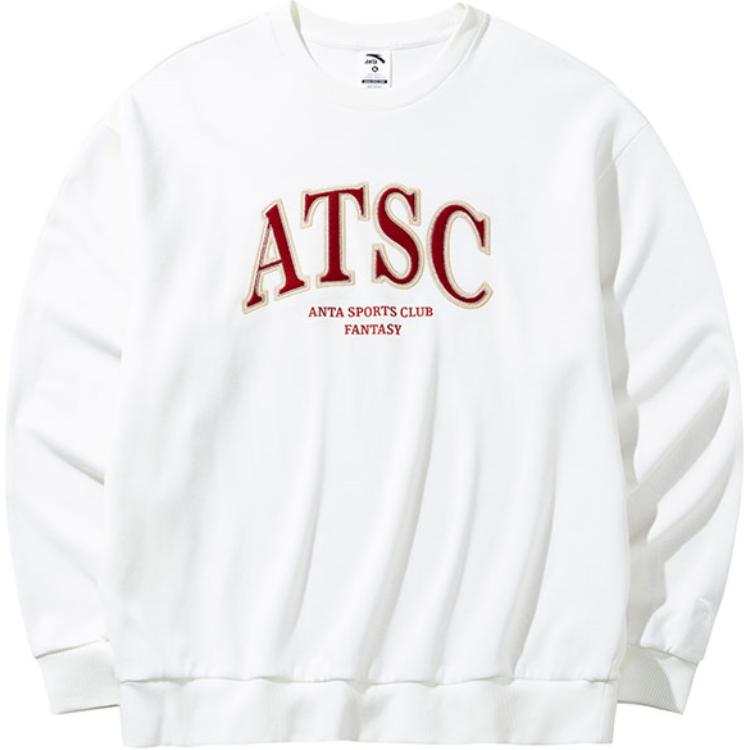 Anta Life Collection Sweatshirt Men's Ivory White